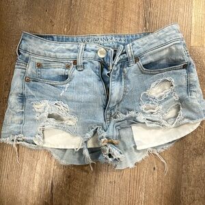 American Eagle hi-Rise Festival Jean shorts